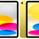 The four different colors of the new 10th generation iPad displayed side by side.